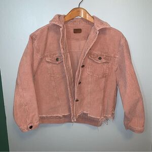 POL Corduroy Cropped Jacket Medium